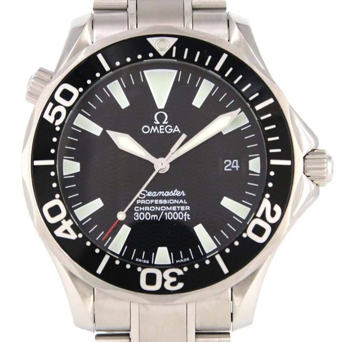 Omega Seamaster Professional 2254.50 Stainless Steel Automatic Watch: --- Catalog ---Category: SizeWrist Size: 18cm / 7.08''Case Diameter: 41mm / 1.61''Category: DesignType: WristwatchGender: MenColor (Dial): BlackMaterial (Band): Stainless steelMaterial (Case): Stainle
