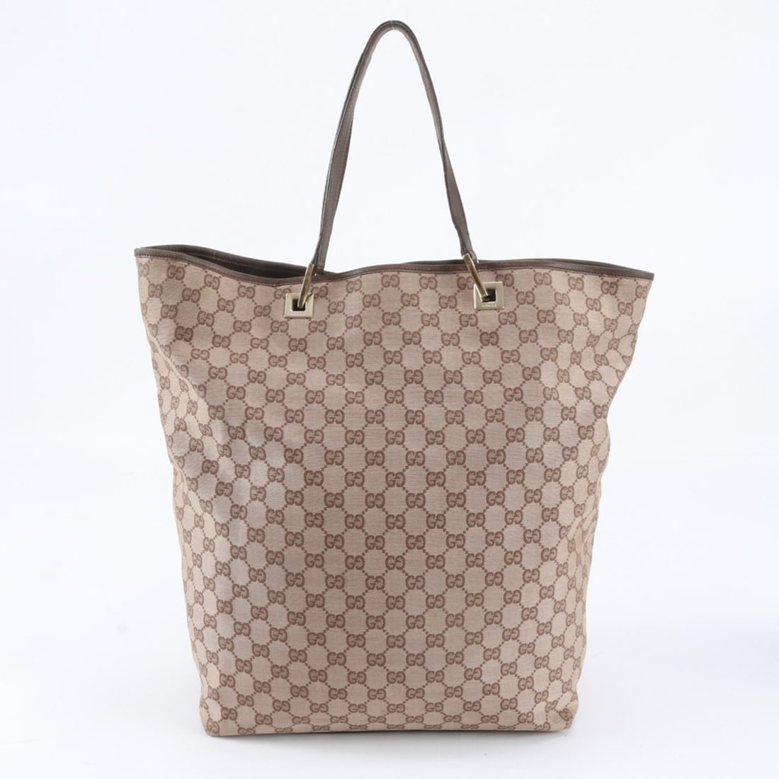 Gucci GG Canvas 002 1097 Leather Tote Bag Handbag Shoulder Brand Women's: --- Catalog ---Category: SizeSize (HxWxD): 39cm x 28cm x 15cm / 15.35'' x 11.02'' x 5.9''Category: DesignType: Handbag, Tote bagColor: Beige, BrownGender: WomenMaterial: Leather , Canvas Category: Gen