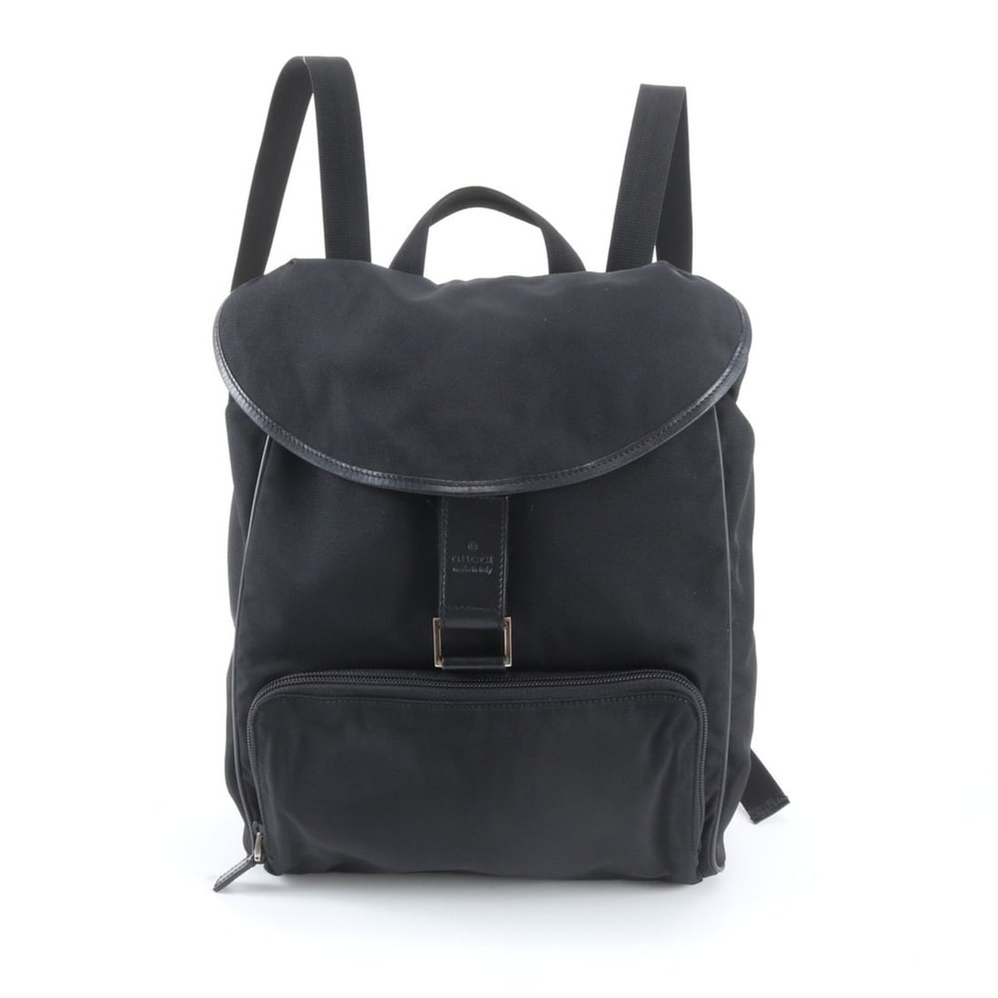 Gucci 019 0353 Leather Nylon Backpack Shoulder Handbag Black Women's: --- Catalog ---Category: SizeSize (HxWxD): 31cm x 26cm x 10cm / 12.2'' x 10.23'' x 3.93''Category: DesignType: Backpack, HandbagColor: BlackGender: WomenMaterial: Leather , Nylon Category: GeneralMPN: