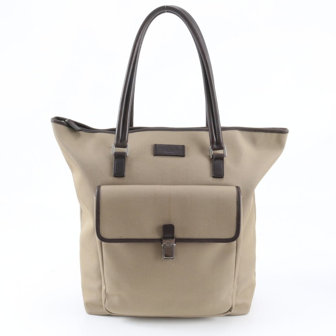 Gucci 108832 Leather Canvas Tote Bag Handbag Shoulder for Men: --- Catalog ---Category: SizeSize (HxWxD): 38cm x 32cm x 12cm / 14.96'' x 12.59'' x 4.72''Category: DesignType: Handbag, Tote bagColor: Beige, BrownGender: MenMaterial: Leather , Canvas Category: Gene