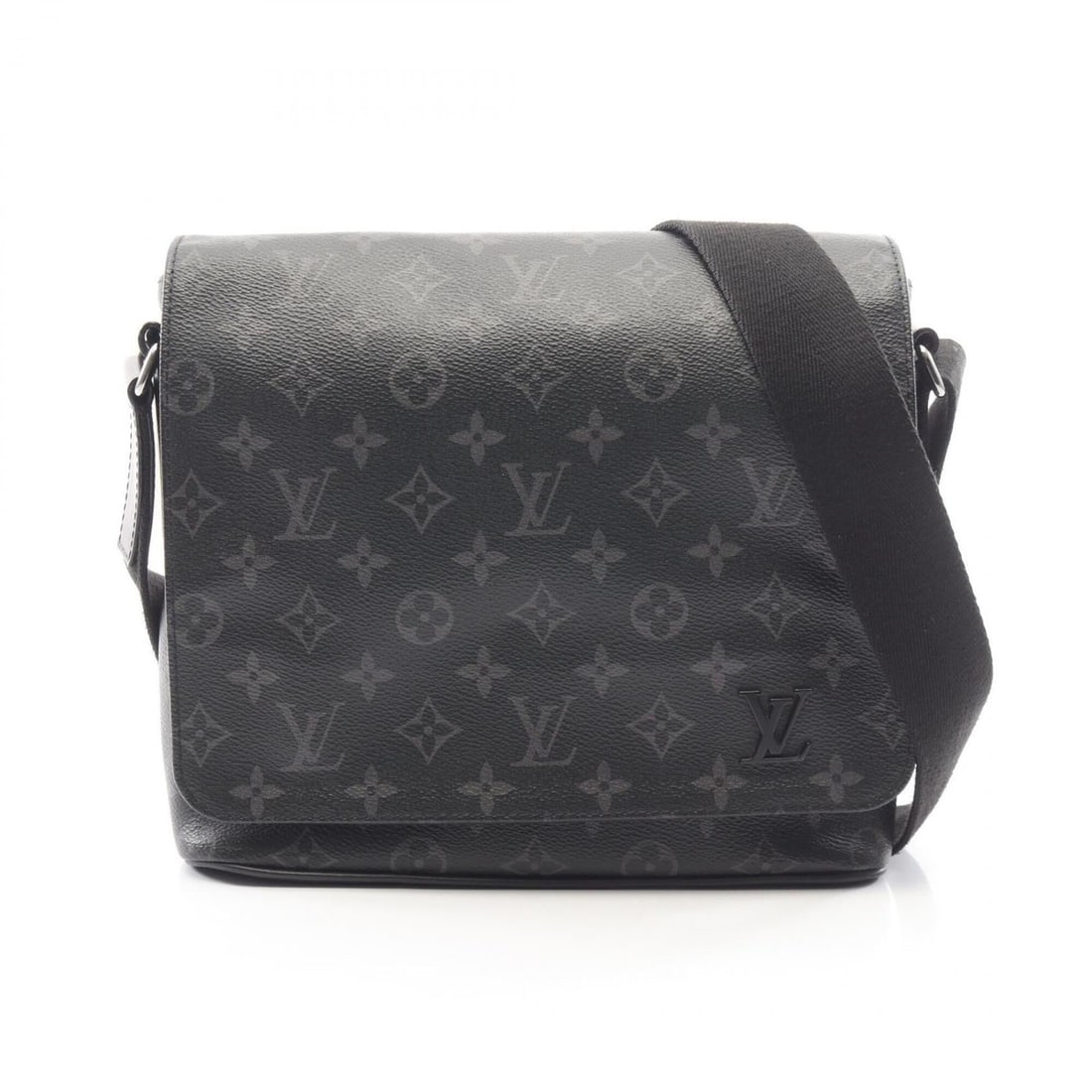 Louis Vuitton District PM NM Shoulder Bag/Handbag, Coated Canvas and Leather, Monogram Eclipse, (1 of 17)