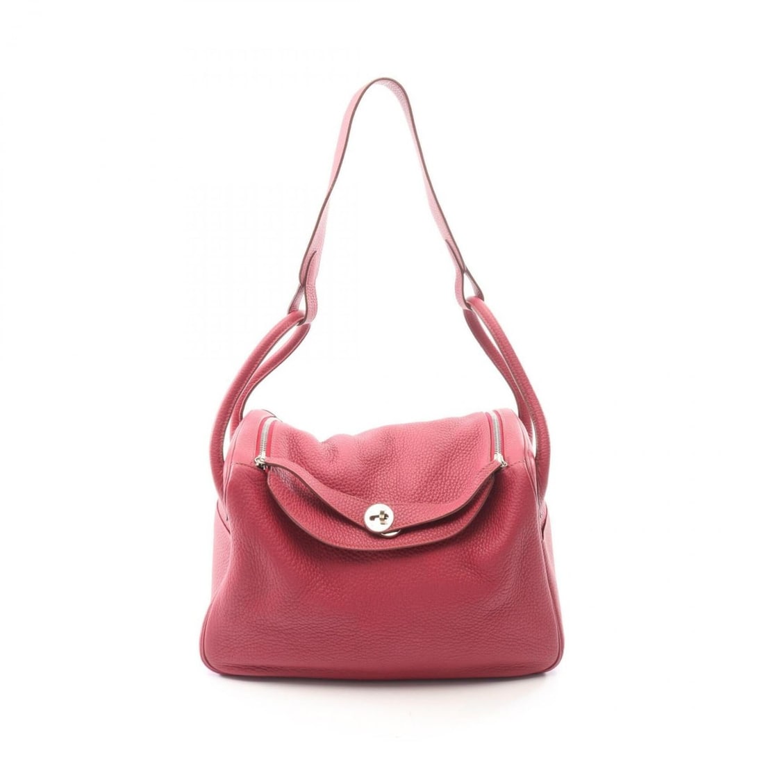 Hermes Lindy 34 Tosca Shoulder Bag/Handbag, Taurillon Clemence Leather, Women's, Bordeaux Color: --- Catalog ---Category: SizeSize (HxWxD): 22cm x 34cm x 16.5cm / 8.66'' x 13.38'' x 6.49''Category: DesignType: Handbag, Shoulder bagColor: Bordeaux, ToscaGender: WomenMaterial: Taurillon clemence le