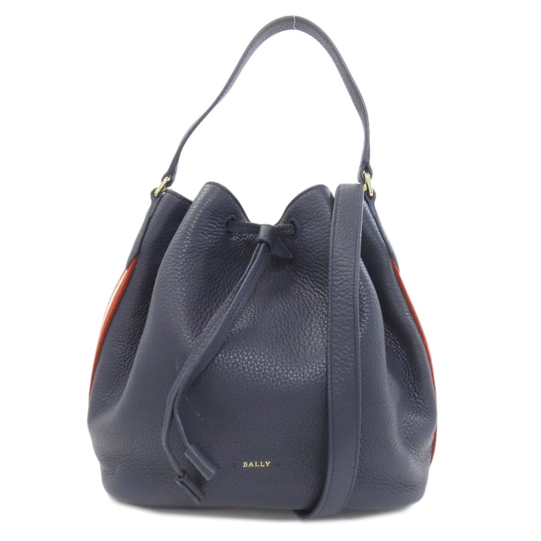 Bally 2-way Leather Handbag for Women: --- Catalog ---Category: SizeSize (HxWxD): 23cm x 22cm x 13cm / 9.05'' x 8.66'' x 5.11''Strap Length: 109.5cm - 119.5cm / 43.11'' - 47.04''Handle Length: 31.5cm / 12.4''Category: DesignType: HandbagCo
