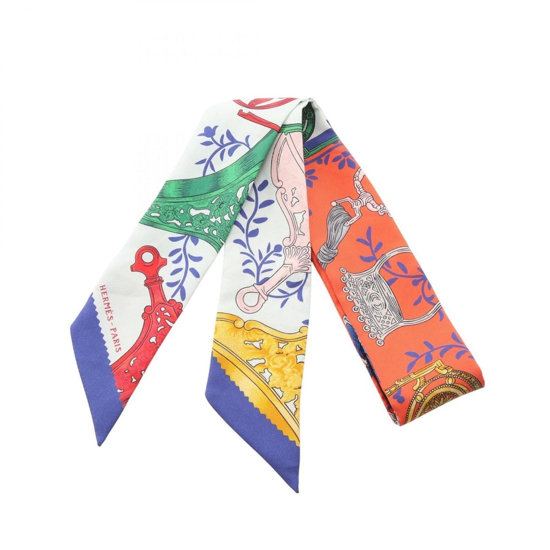 Hermes Twilly Etriers Remix Scarf Muffler Silk Women's Multicolor: --- Catalog ---Category: SizeSize (LxW): 85cm x 5cm / 33.46'' x 1.96''Category: DesignType: ScarfColor: Multi-colorGender: WomenMaterial: Silk Category: GeneralBrand: Hermes--- Item List ---Section: C