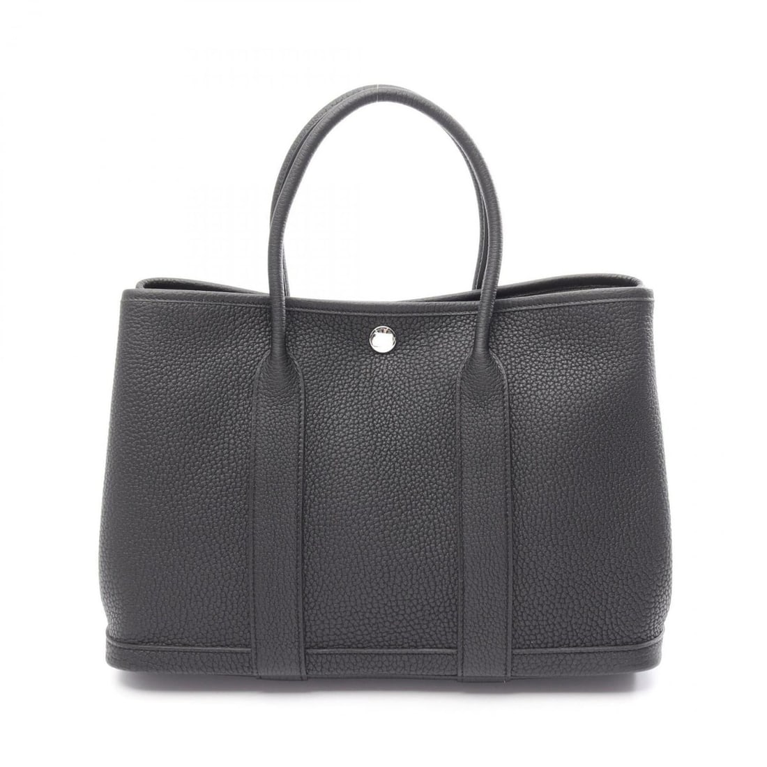 Hermes Garden Party TPM Tote Bag Handbag Negonda Leather Women's Black: --- Catalog ---Category: SizeSize (HxWxD): 21cm x 30cm x 14cm / 8.26'' x 11.81'' x 5.51''Category: DesignType: Handbag, Tote bagColor: BlackGender: WomenMaterial: Negonda leather Category: GeneralBran