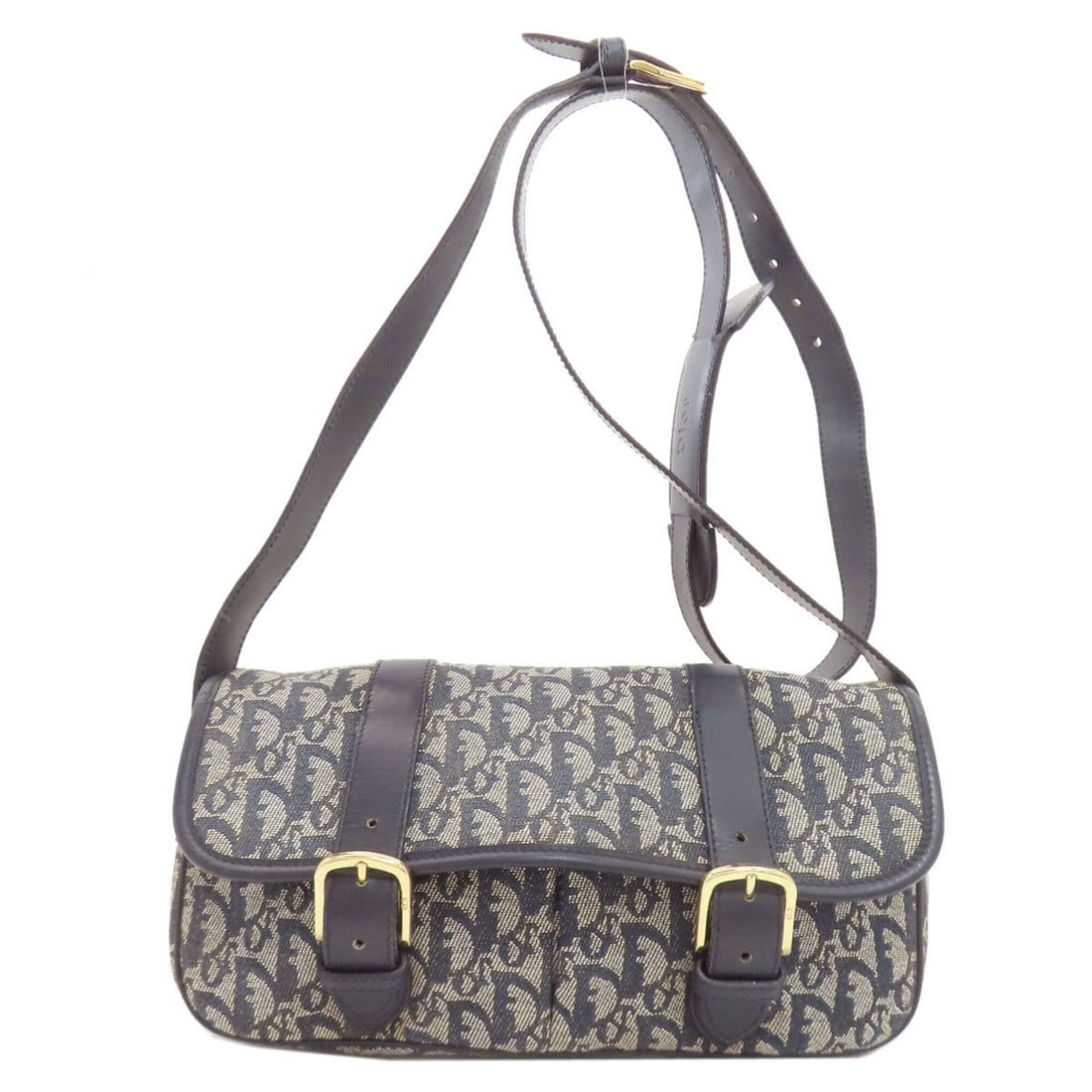 Christian Dior Trotter Pattern Canvas Shoulder Bag for Women (1 of 20)