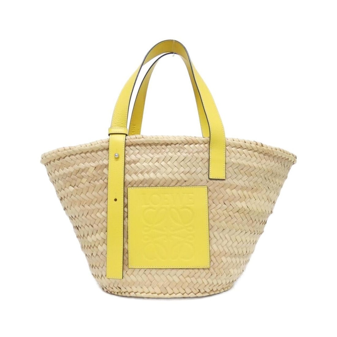 Loewe 327 02 S92 Handbag: --- Catalog ---Category: SizeSize (HxWxD): 25cm x 44cm x 15cm / 9.84'' x 17.32'' x 5.9''Category: DesignType: HandbagColor: Beige, YellowGender: WomenMaterial: Raffia , Leather Leather/Fur Type: