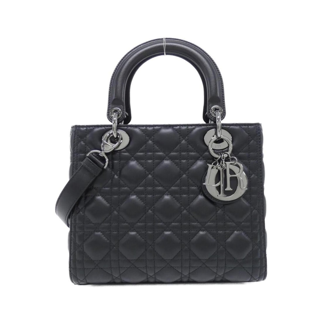 Christian Dior Lady Medium M0565BNGE Handbag: --- Catalog ---Category: SizeSize (HxWxD): 20cm x 24cm x 11cm / 7.87'' x 9.44'' x 4.33''Category: DesignType: HandbagColor: BlackGender: WomenMaterial: Leather Leather/Fur Type: LambskinCategory: