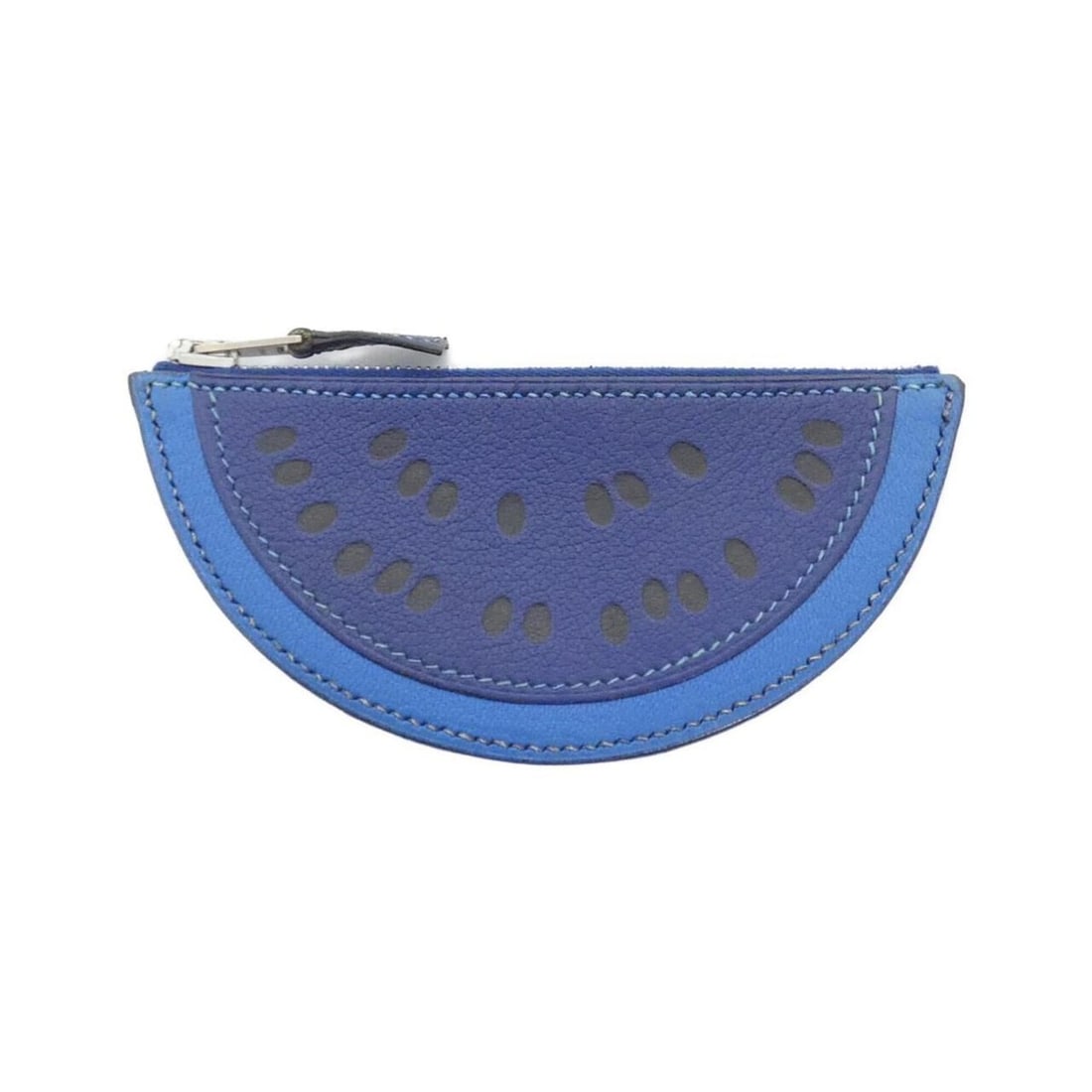 Hermes wallets and coin cases: --- Catalog ---Category: SizeSize (HxWxD): 5.5cm x 12cm x 3cm / 2.16'' x 4.72'' x 1.18''Category: DesignType: Coin purse/coin caseColor: BlueGender: Women,MenMaterial: Chevre leather Category: General