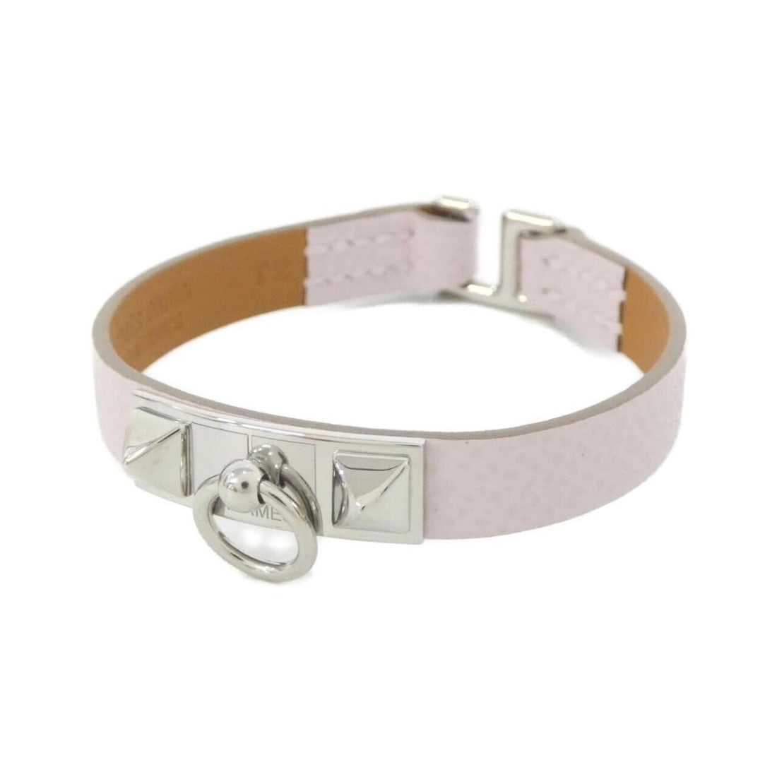 Hermes Rival Mini 081181CK Bracelet: --- Catalog ---Category: SizeLength: 15cm / 5.9''Category: DesignType: Charm braceletColor: Pink, SilverGender: WomenMaterial: Epsom leatherCategory: GeneralMPN: 081181CKBrand: Hermes--- Item List