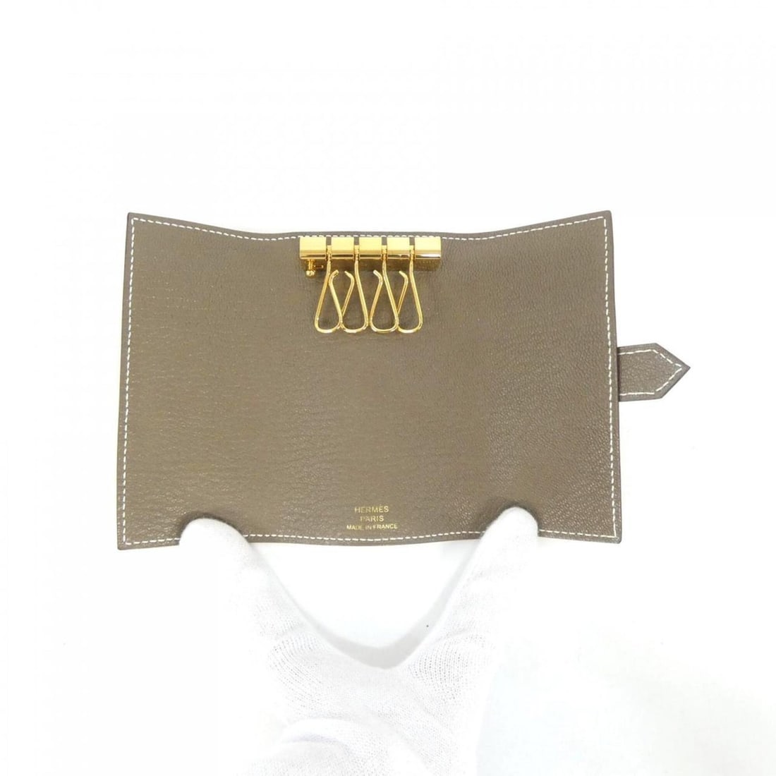Hermes Bearn 047748CC Key Case - 5