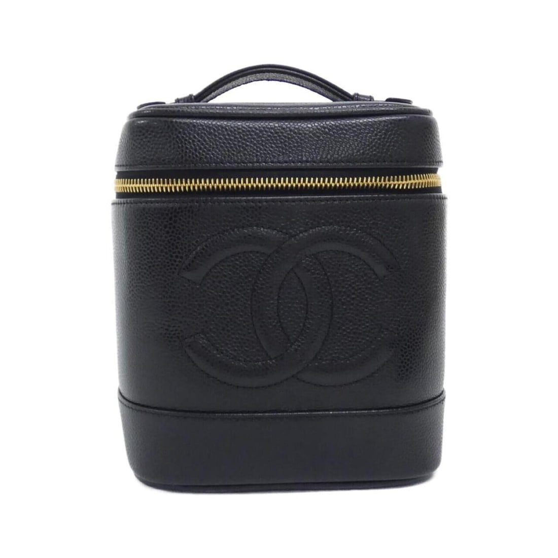 Chanel 1998 handbag: --- Catalog ---Category: SizeSize (HxWxD): 17cm x 15cm x 13cm / 6.69'' x 5.9'' x 5.11''Category: DesignType: HandbagColor: BlackGender: WomenMaterial: Grained Calfskin Hardware Color: GoldCategory: Ge