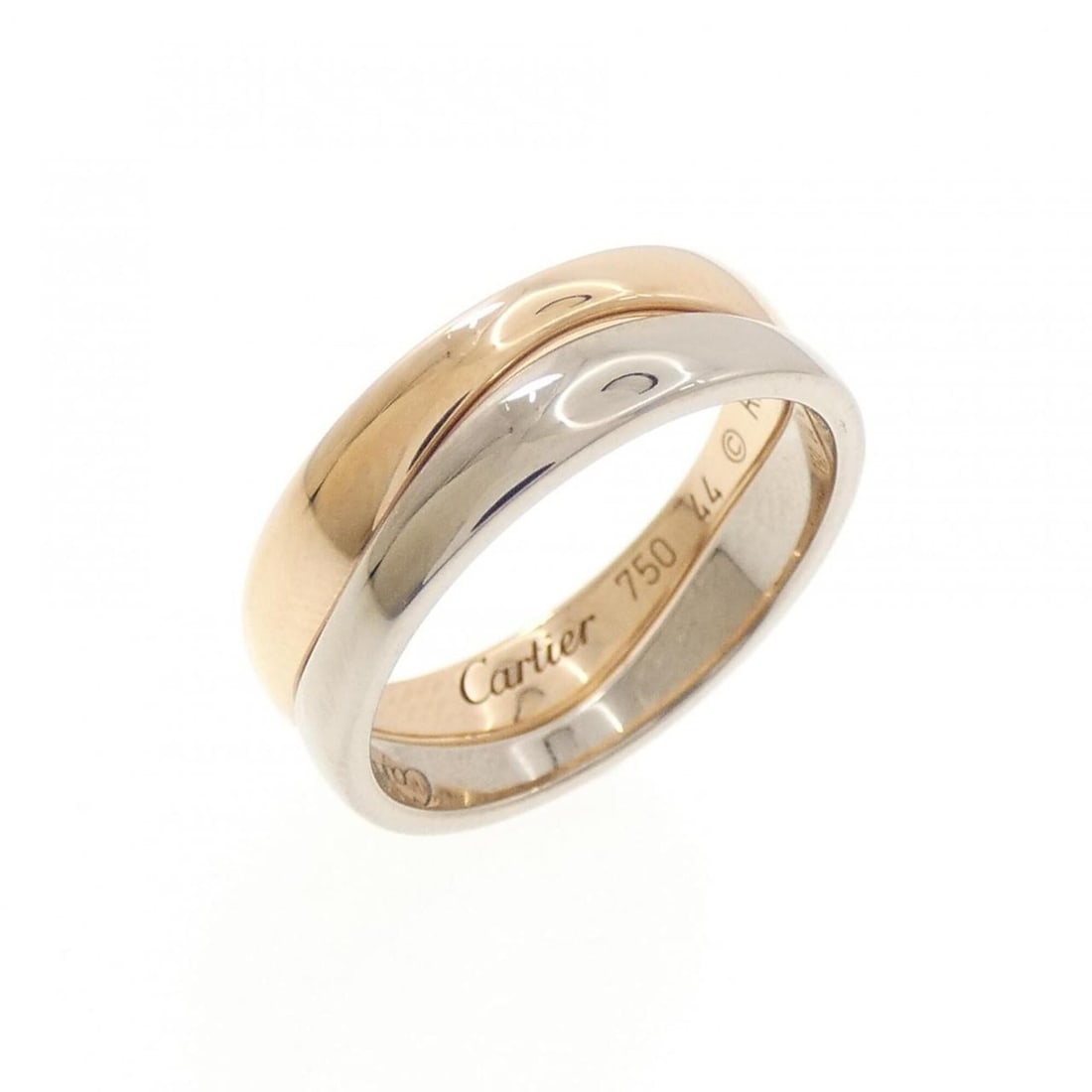 Cartier Love Me Ring: --- Catalog ---Category: SizeUS Size: 3Brand Size: 44Category: DesignType: Band ringGender: WomenMaterial: Pink gold (18K), White gold (18K)Category: GeneralMPN: B4089800Brand: Cartier--- Item List --