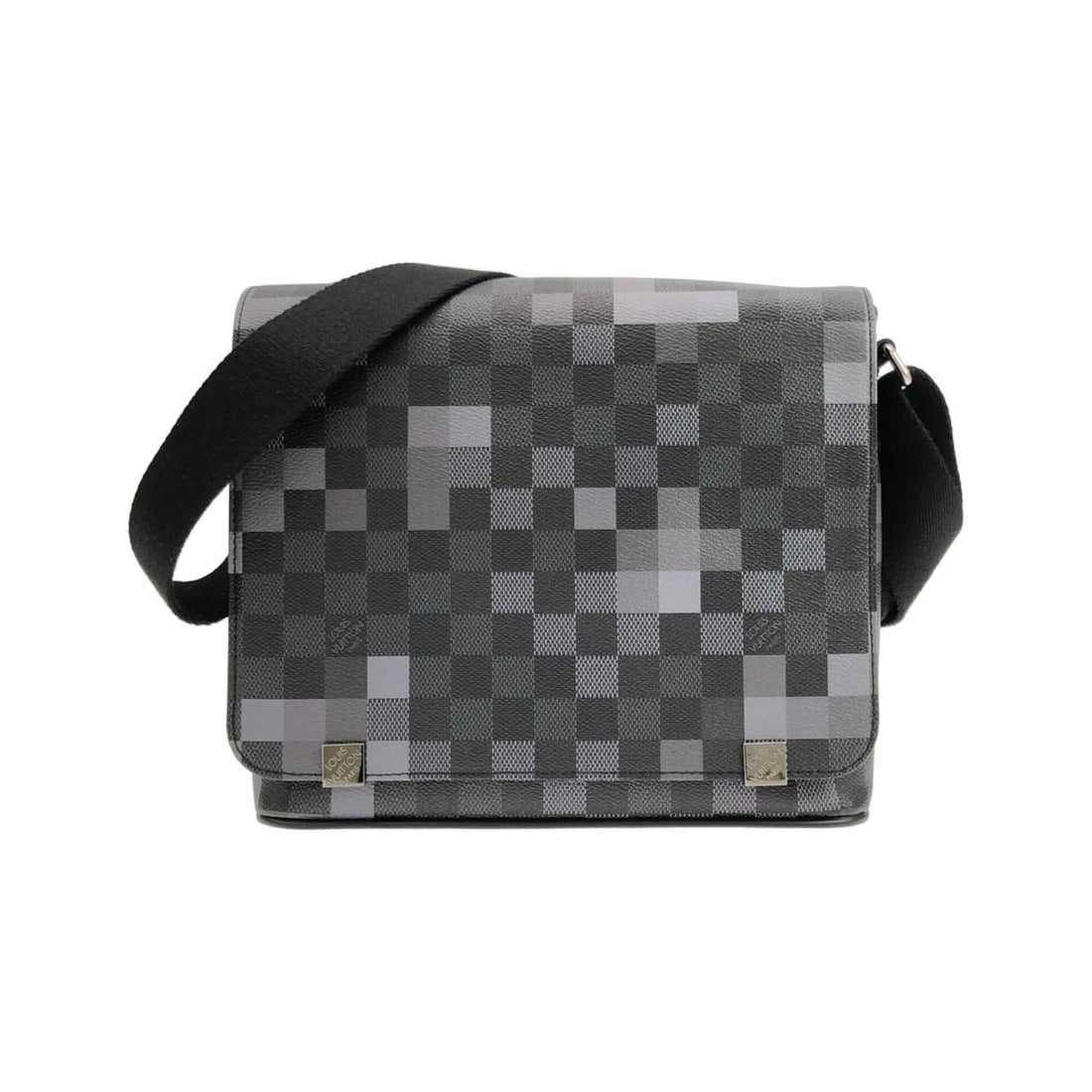 Louis Vuitton Damier Graphite Pixel District PM N40072 Shoulder Bag: --- Catalog ---Category: SizeSize (HxWxD): 22cm x 27cm x 7cm / 8.66'' x 10.62'' x 2.75''Category: DesignType: Shoulder bagColor: GraphiteGender: Men,WomenMaterial: Coated canvas Hardware Color: Silver