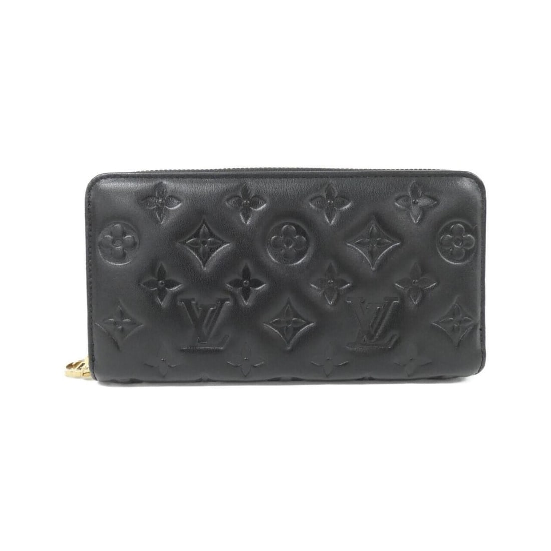 Louis Vuitton Coussin Zippy Wallet M81510: --- Catalog ---Category: SizeSize (HxWxD): 11cm x 20cm x 3cm / 4.33'' x 7.87'' x 1.18''Category: DesignType: Long wallet (bi-fold)Color: BlackGender: Men,WomenMaterial: Leather Leather/Fur Type: Lamb 
