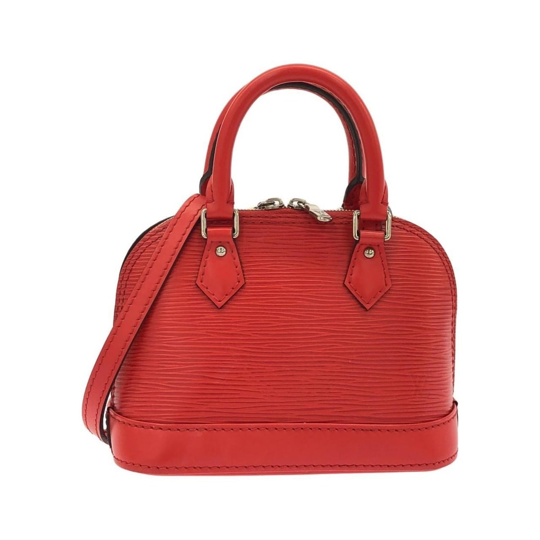 Louis Vuitton Epi Nano Alma M50516 Shoulder Bag: --- Catalog ---Category: SizeSize (HxWxD): 12.5cm x 16.5cm x 8cm / 4.92'' x 6.49'' x 3.14''Category: DesignType: Shoulder bagColor: CoquelicotsGender: Men,WomenMaterial: Leather Hardware Color: Silver