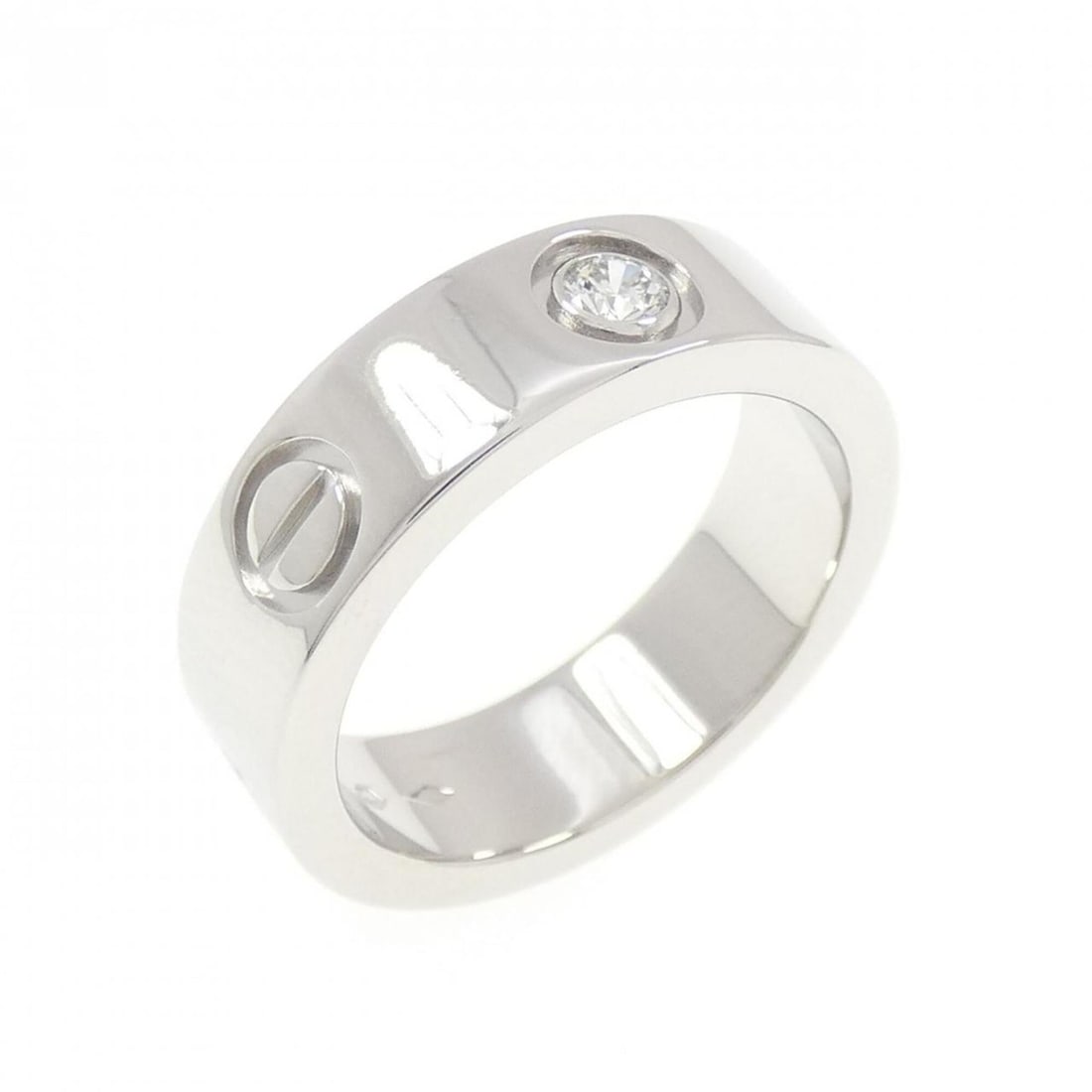 Cartier Love 1P Ring: --- Catalog ---Category: SizeUS Size: 5Brand Size: 49Category: DesignType: Band ringGender: WomenMaterial: Platinum 950Category: GeneralBrand: Cartier--- Item List ---Section: ConditionRanking: Rank