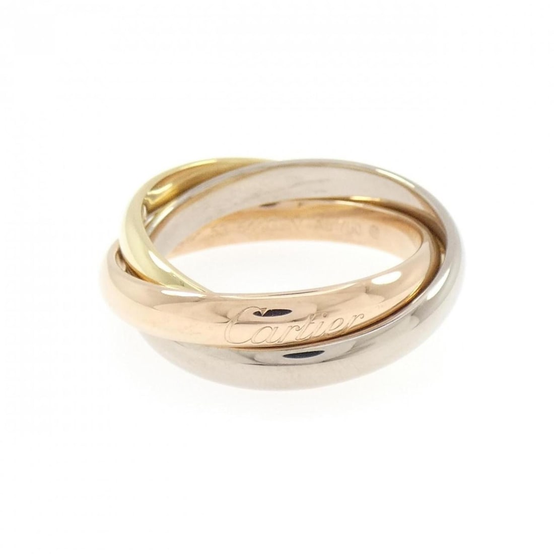 Cartier Trinity Ring: --- Catalog ---Category: SizeUS Size: 6.5Brand Size: 53Category: DesignType: Band ringGender: WomenMaterial: Pink gold (18K), White gold (18K), Yellow gold (18K)Category: GeneralMPN: B4234200Brand: