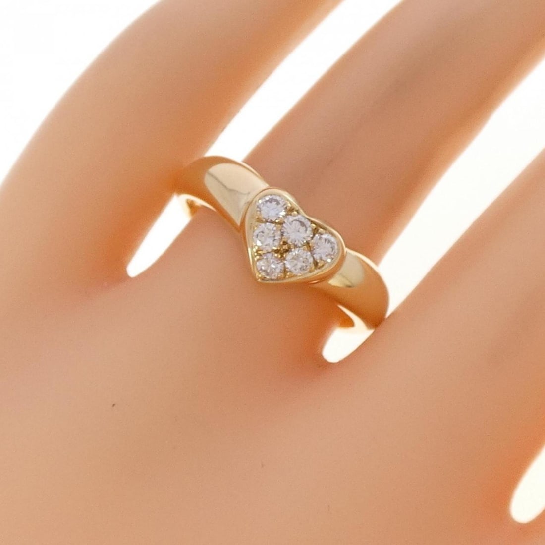 Tiffany Pave Heart Ring - 5