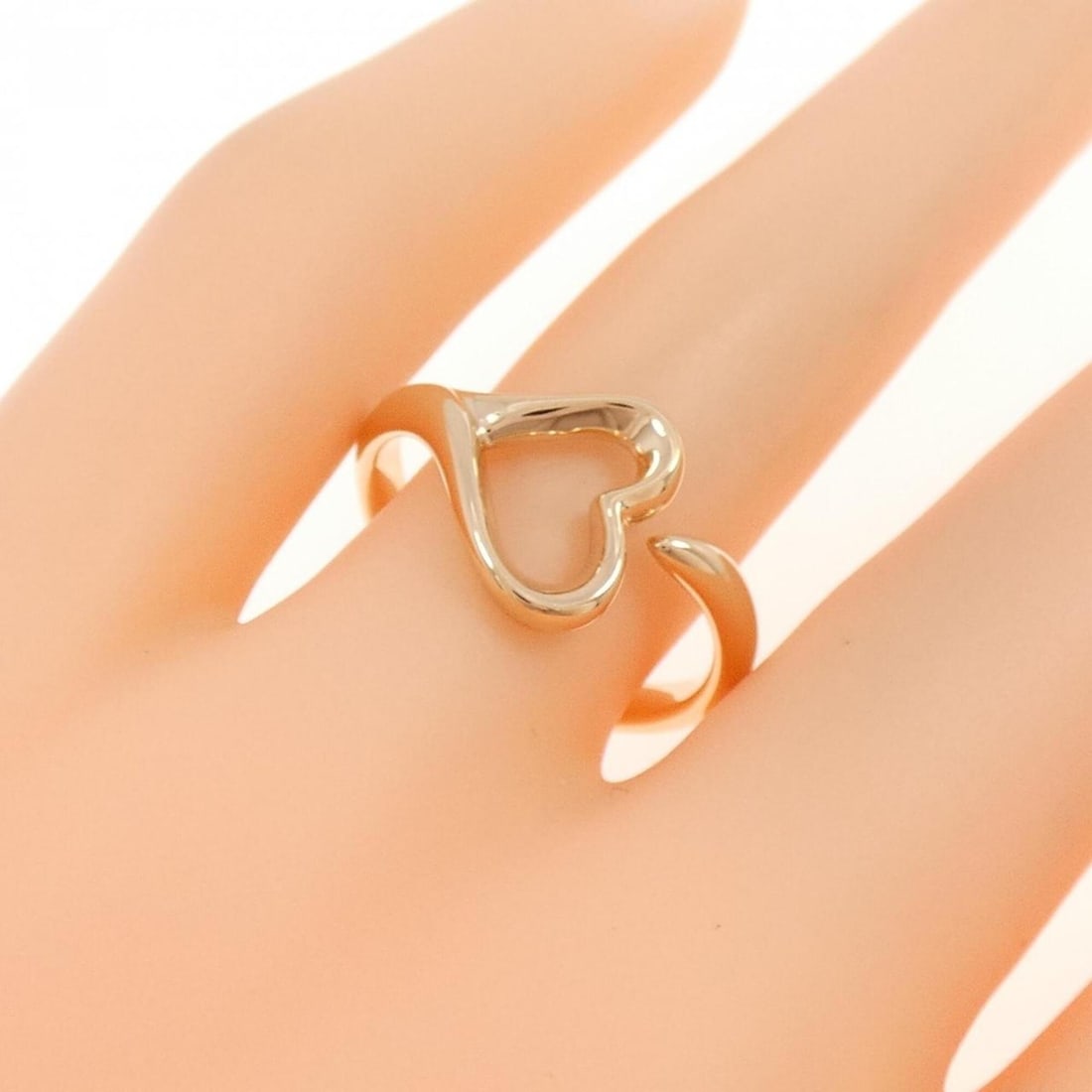 Tiffany Open Heart Ring - 5