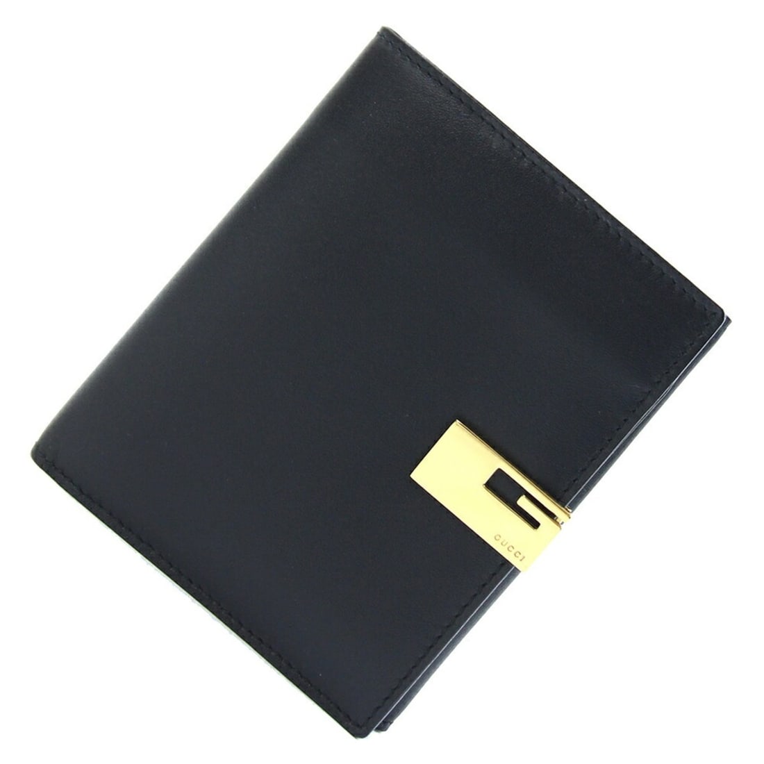 Gucci W-Wallet 035?2067?1960?8 Black Calf Leather Bi-fold Wallet Compact Mini Old Classic: --- Catalog ---Category: SizeSize (HxWxD): 12cm x 10cm x 2cm / 4.72'' x 3.93'' x 0.78''Category: DesignType: Wallet (bi-fold)Color: BlackGender: WomenMaterial: Leather Leather/Fur Type: CalfskinCatego
