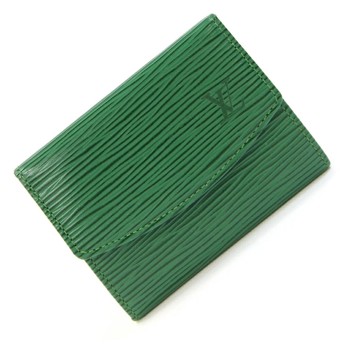 Louis Vuitton Epi Portemonnaie Simple M63414 Borneo Green Coin Purse Mini Wallet Compact for Women: --- Catalog ---Category: SizeSize (HxWxD): 8cm x 10cm / 3.14'' x 3.93''Category: DesignType: Coin purse/coin caseColor: Borneo greenGender: WomenCategory: GeneralLine: EpiBrand: Louis VuittonCountry o