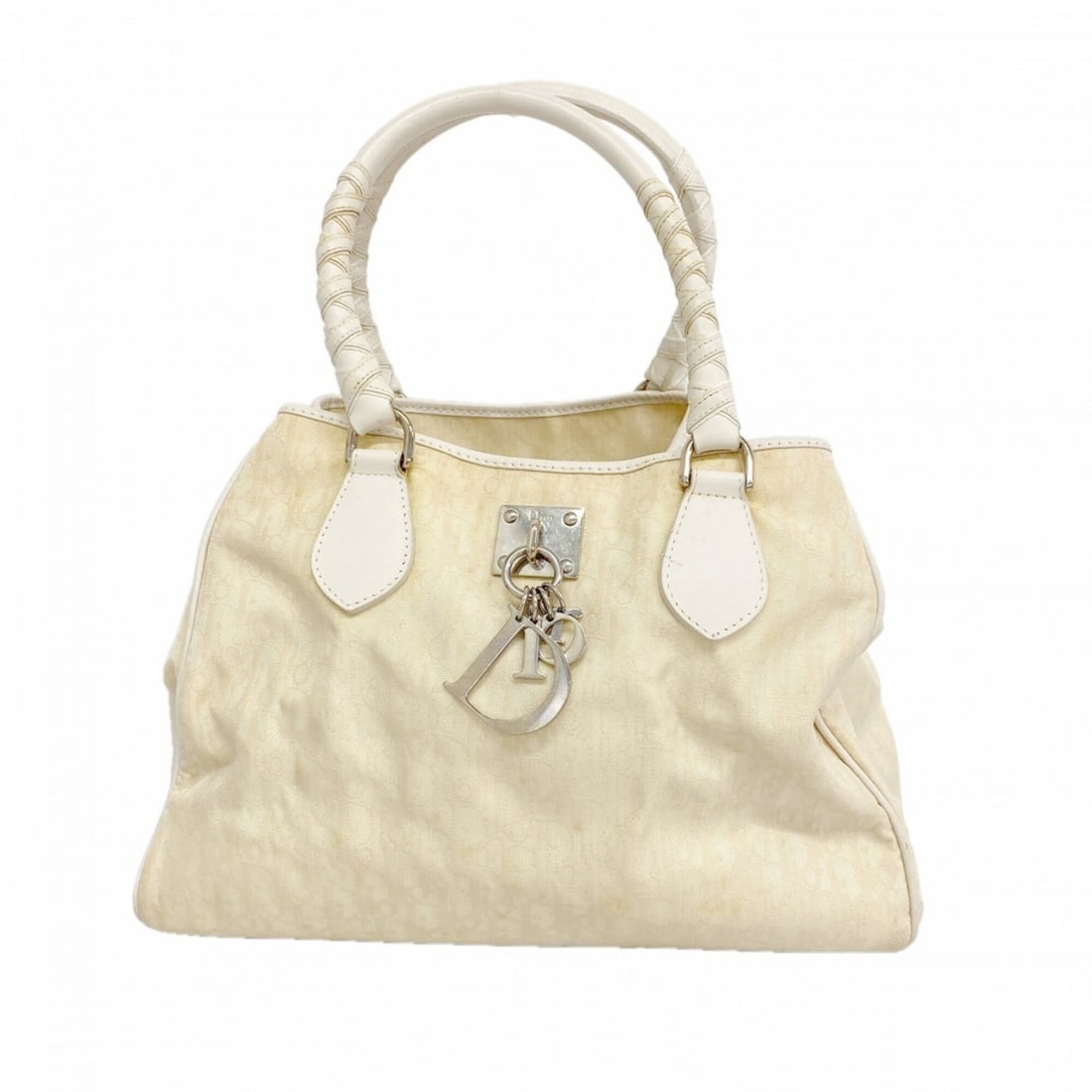 Christian Dior Trotter Canvas Handbag, Beige, Women's: --- Catalog ---Category: SizeSize (HxWxD): 23cm x 32.5cm x 12cm / 9.05'' x 12.79'' x 4.72''Category: DesignType: HandbagColor: BeigeGender: WomenMaterial: Canvas Category: GeneralBrand: Christian Dior