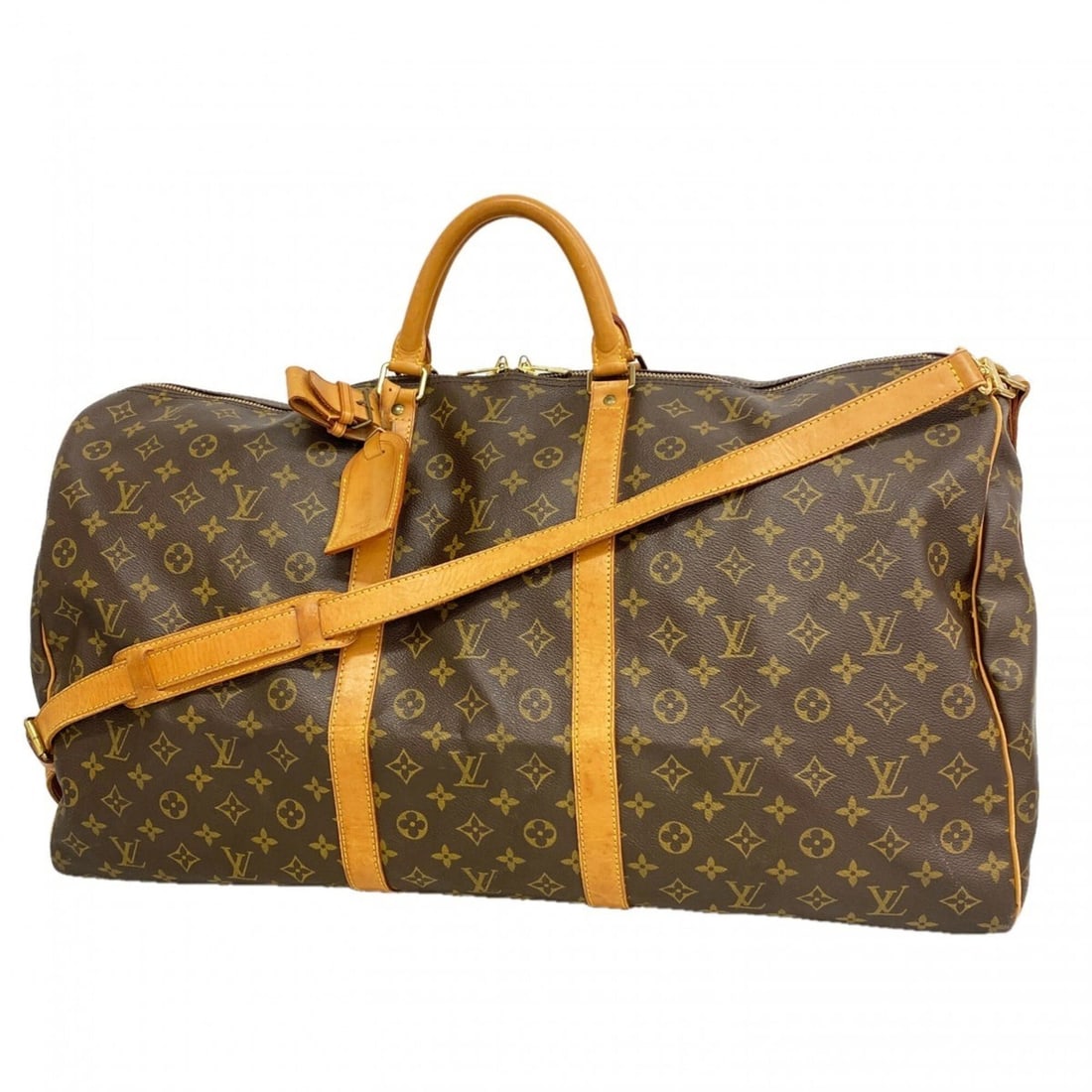 Louis Vuitton Bags - Boston Monogram Keepall Bandoulière 60 M41412 Brown Men's & Women's: --- Catalog ---Category: SizeSize (HxWxD): 34cm x 61.5cm x 27cm / 13.38'' x 24.21'' x 10.62''Category: DesignType: Boston bagColor: BrownGender: Men,WomenCategory: GeneralMPN: M41412Brand: Louis Vuitt
