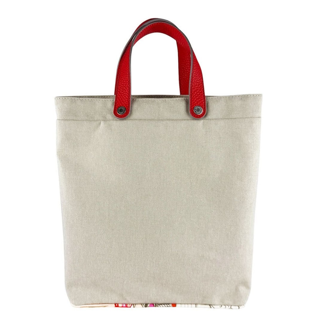 Hermes HERMES handbag Petit H Sac de Toile Taurillon Clemence Estimated Rouge Tomato Natural Women's: --- Catalog ---Category: SizeSize (HxWxD): 30cm x 25cm x 5cm / 11.81'' x 9.84'' x 1.96''Category: DesignType: HandbagColor: Natural, Red colorGender: WomenMaterial: Toile H , Taurillon clemence leathe