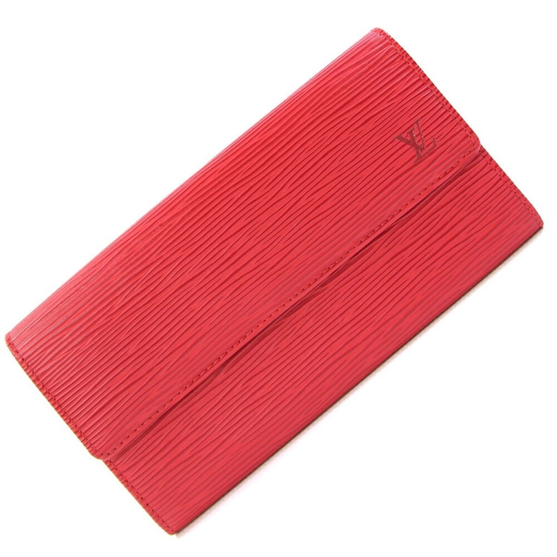 Louis Vuitton Bi-fold Long Wallet Epi Pochette Portemonnaie Credit M63577 Castilian Red for Women: --- Catalog ---Category: SizeSize (HxWxD): 10cm x 19cm x 2cm / 3.93'' x 7.48'' x 0.78''Category: DesignType: Long wallet (bi-fold)Color: Castilian redGender: WomenCategory: GeneralLine: EpiBrand: Loui