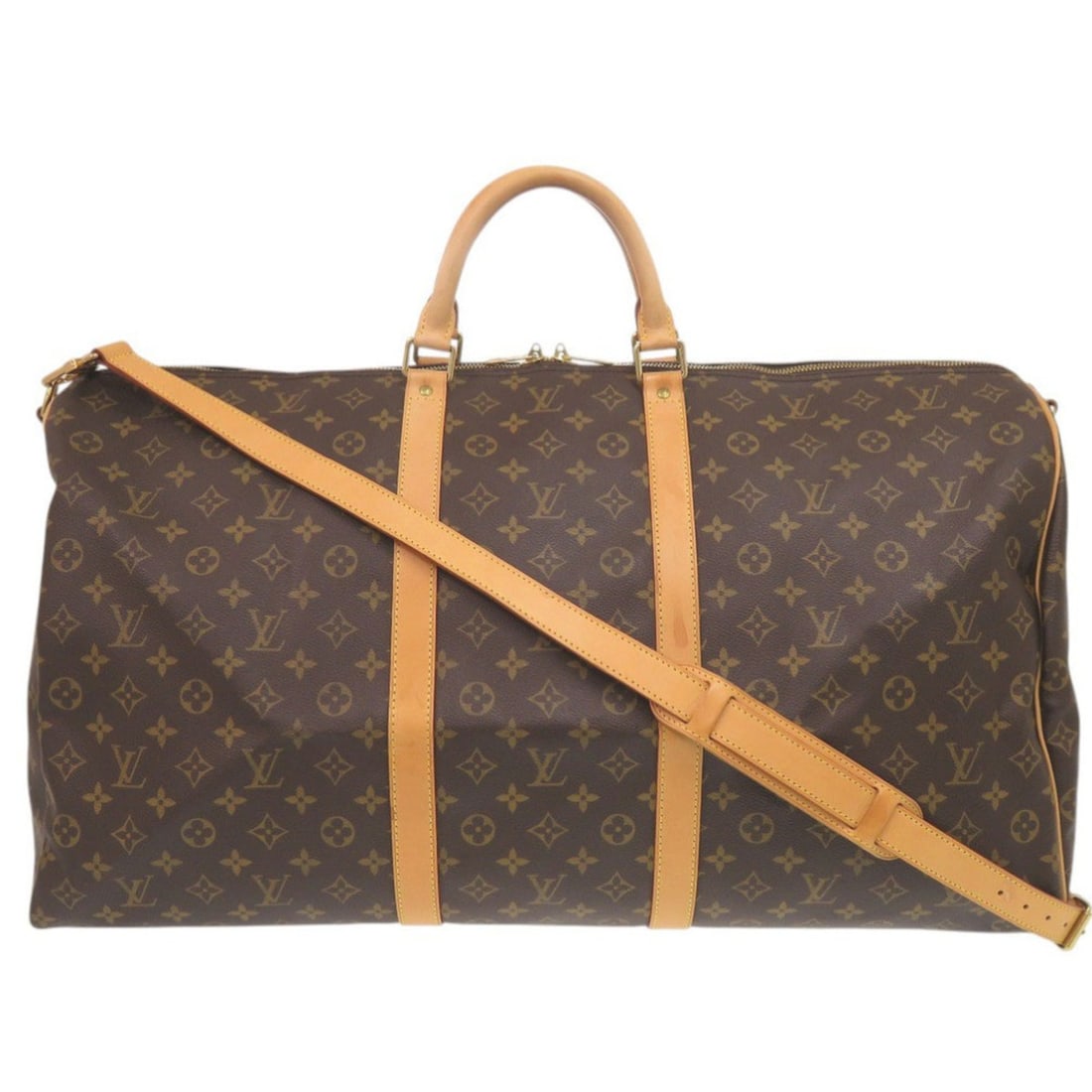 Excellent condition Louis Vuitton Keepall Bandoulière 60 Monogram M41412 Boston bag LV 1127LOUIS: --- Catalog ---Category: SizeSize (HxWxD): 32cm x 60cm x 25cm / 12.59'' x 23.62'' x 9.84''Category: DesignType: Boston bagColor: Brown, MonogramGender: Men,WomenMaterial: Monogram Category: GeneralMPN