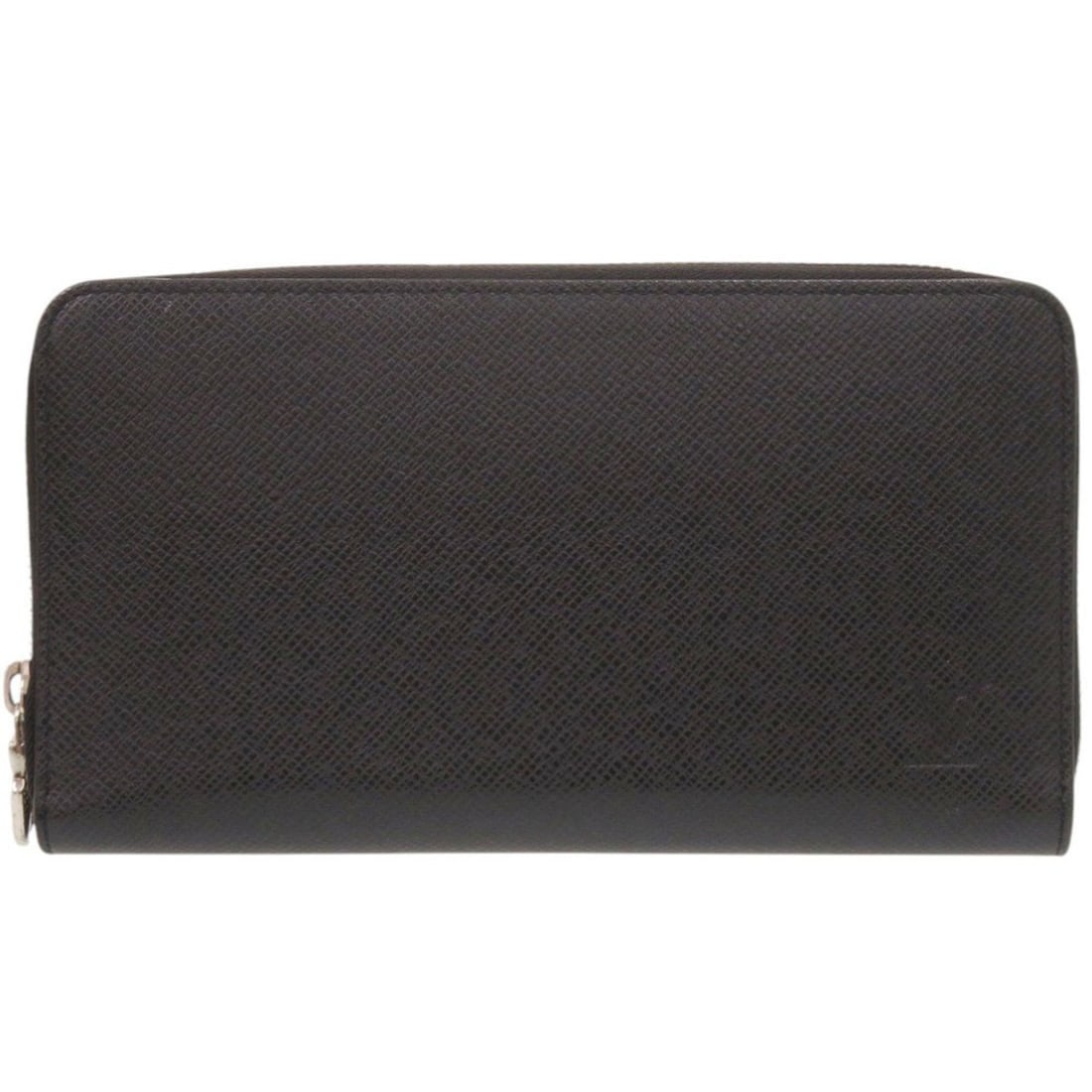 Like New Louis Vuitton Zippy Organizer NM Taiga Round Zipper M30056 Black Long Wallet LV 1250 LOUIS (1 of 13)