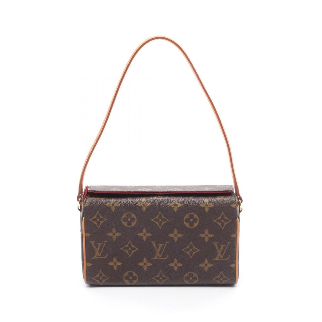 Louis Vuitton LOUIS VUITTON Recital Monogram Handbag, Coated Canvas and Leather, Pattern, Women's,: --- Catalog ---Category: SizeSize (HxWxD): 13cm x 20cm x 6cm / 5.11'' x 7.87'' x 2.36''Category: DesignType: HandbagColor: BrownGender: WomenMaterial: Monogram , PVC , Coated canvas , Leather Category