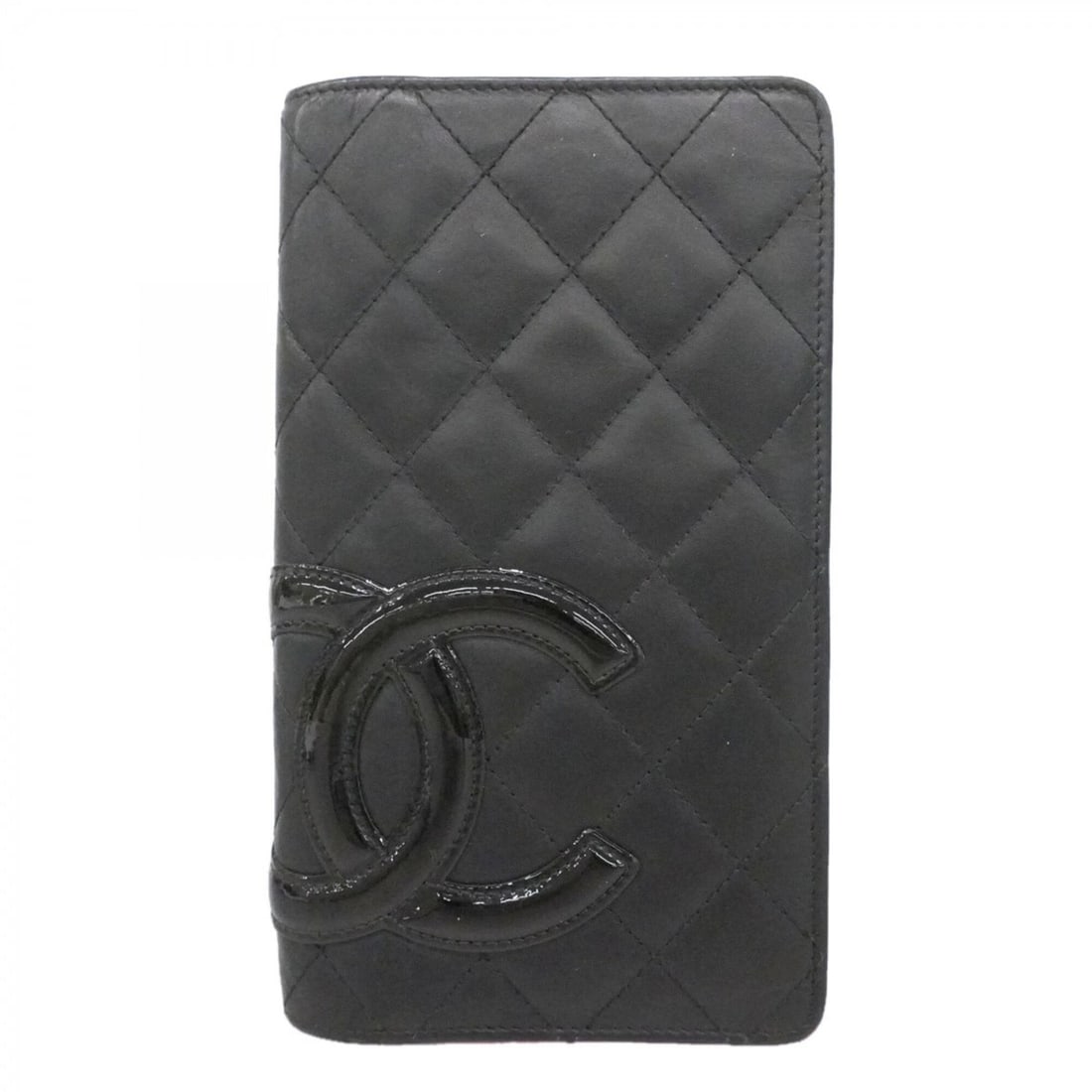 Chanel Cambon Lambskin Long Wallet, Black/Pink, Women's: --- Catalog ---Category: SizeSize (HxWxD): 18cm x 10cm x 2.5cm / 7.08'' x 3.93'' x 0.98''Category: DesignType: Long wallet (bi-fold)Color: Black, PinkGender: WomenMaterial: Leather Leather/Fur Type: L