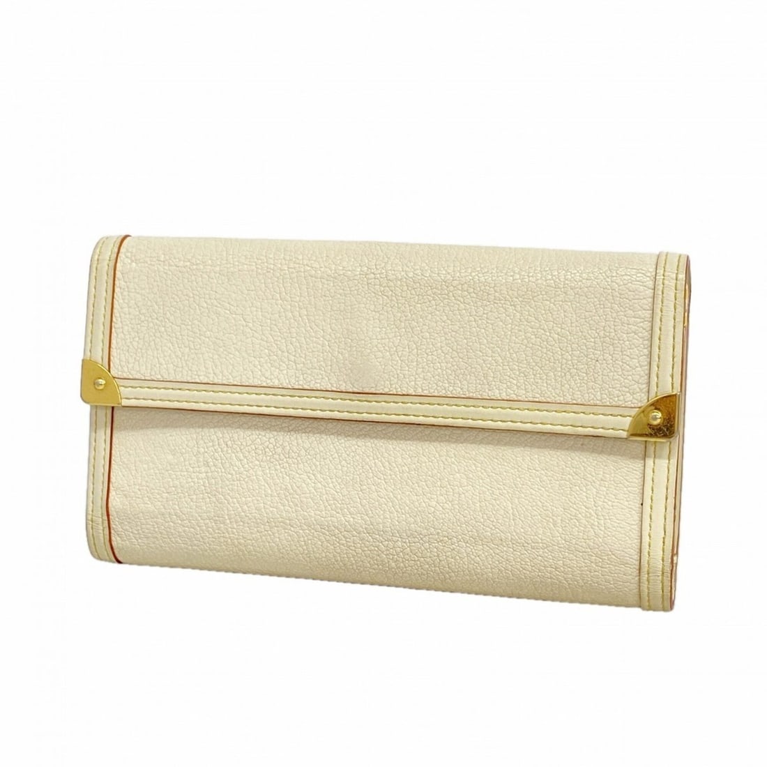 Louis Vuitton Suhali Tri-fold Long Wallet, Portefeuille Tresor International, M91839, Blanc,: --- Catalog ---Category: SizeSize (HxWxD): 10.5cm x 19cm x 2.5cm / 4.13'' x 7.48'' x 0.98''Category: DesignType: Long wallet (tri-fold)Color: BlancGender: WomenCategory: GeneralMPN: M91839Brand: Louis