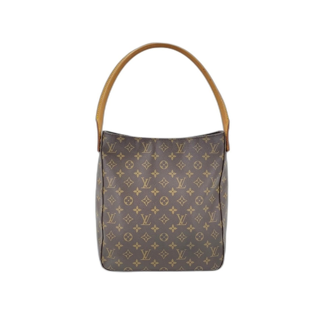 Louis Vuitton Looping GM Shoulder Bag, Brown: --- Catalog ---Category: SizeSize (HxWxD): 31cm x 27cm x 10cm / 12.2'' x 10.62'' x 3.93''Strap Length: 62cm / 24.4''Category: DesignType: Shoulder bagColor: Brown, MonogramGender: WomenMaterial: Monog