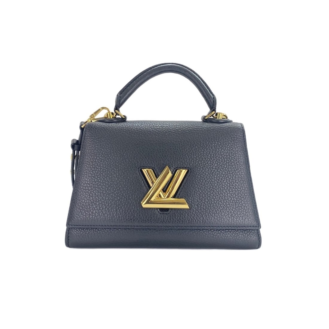 Louis Vuitton LOUIS VUITTON 2WAY Twist PM Handbag Black: --- Catalog ---Category: SizeHandle Drop: 7.00cm / 2.76''Size (HxWxD): 18cm x 25cm x 10cm / 7.08'' x 9.84'' x 3.93''Strap Length: 29cm / 11.41''Category: DesignType: HandbagColor: BlackGender: WomenCa