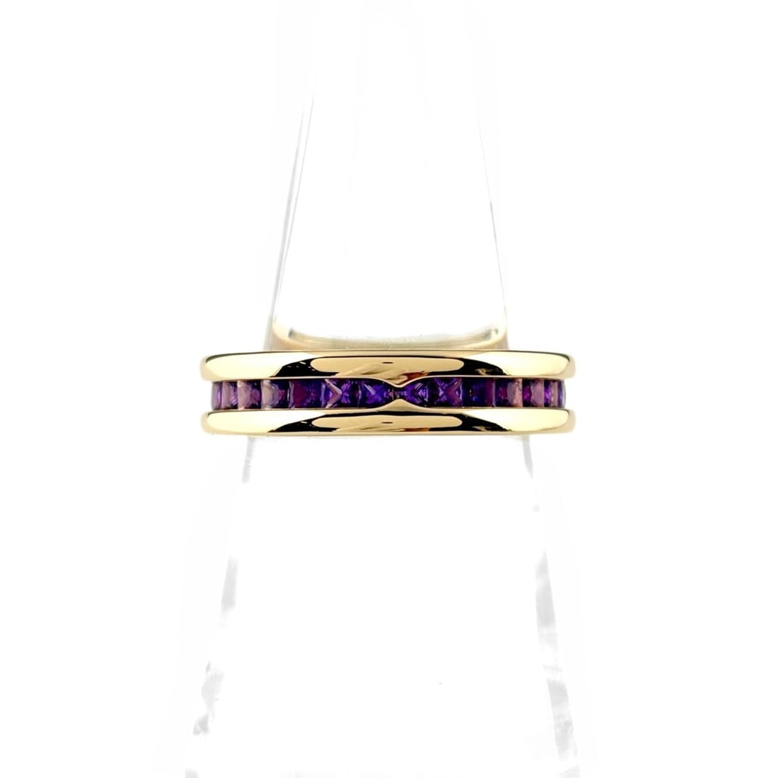 Bulgari BVLGARI B-ZERO1 Ring YG Yellow Gold 1-Band 750 Amethyst Women's: --- Catalog ---Category: SizeUS Size: 6.5Brand Size: 52Category: DesignType: Band ringGender: WomenMaterial: Yellow gold (18K)Category: GeneralBrand: Bvlgari--- Item List ---Section: ConditionRanking: