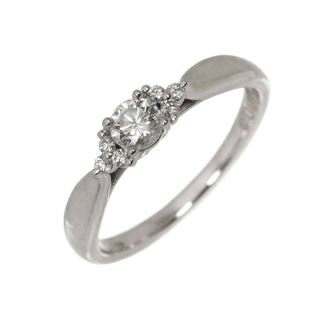 Tiffany & Co. Harmony Diamond Ring, Platinum.: --- Catalog ---Category: SizeJP Size: 6.5US Size: 3.5Category: DesignType: Band ringGender: WomenMaterial: Platinum 950Category: GeneralBrand: Tiffany--- Item List ---Section: ConditionRanking: Rank S