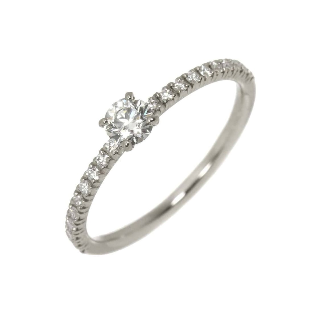 Cartier Etincelle Half Diamond Ring, 0.19ct F VS1 3EX, Size 49, Platinum.: --- Catalog ---Category: SizeUS Size: 5Brand Size: 49Category: DesignType: Band ringGender: WomenMaterial: Platinum 950Category: GeneralBrand: Cartier--- Item List ---Section: ConditionRanking: Rank S