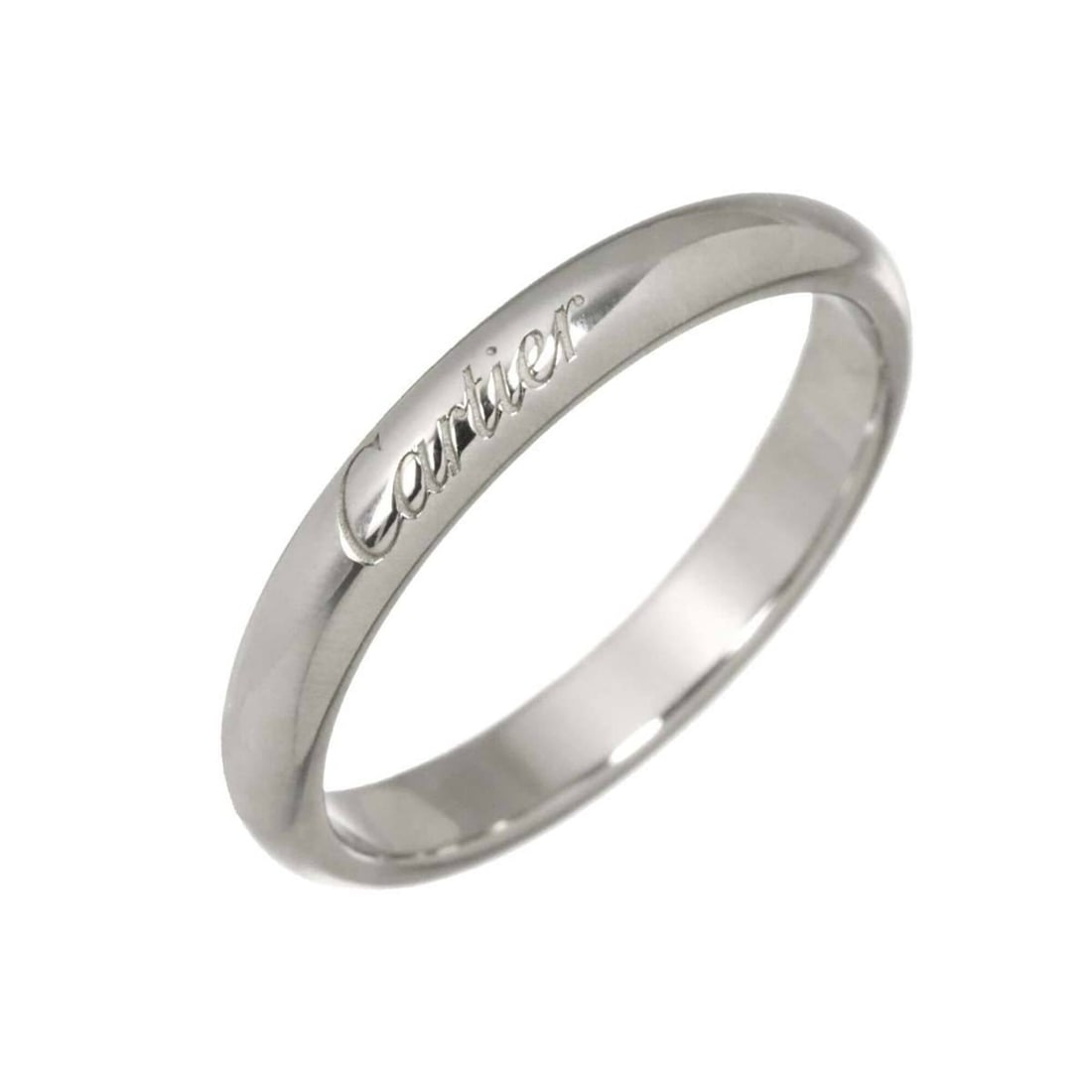 Cartier 1895 Classic Band Ring #52, 2.9mm wide, Platinum.: --- Catalog ---Category: SizeUS Size: 6.5Brand Size: 52Category: DesignType: Band ringGender: WomenMaterial: Platinum 950Category: GeneralBrand: Cartier--- Item List ---Section: ConditionRanking: Rank