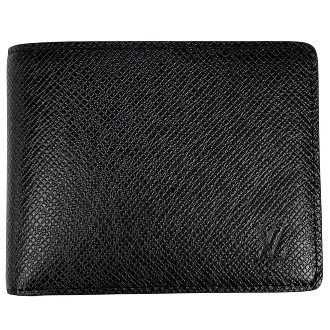 Louis Vuitton Portefeuille Slender Bi-fold Wallet, Taiga Leather, Noir (Black), M30539, Men's: --- Catalog ---Category: SizeSize (HxWxD): 9cm x 11cm x 2cm / 3.54'' x 4.33'' x 0.78''Category: DesignType: Wallet (bi-fold)Color: Black, NoirGender: MenMaterial: Taiga leather Category: GeneralBrand: