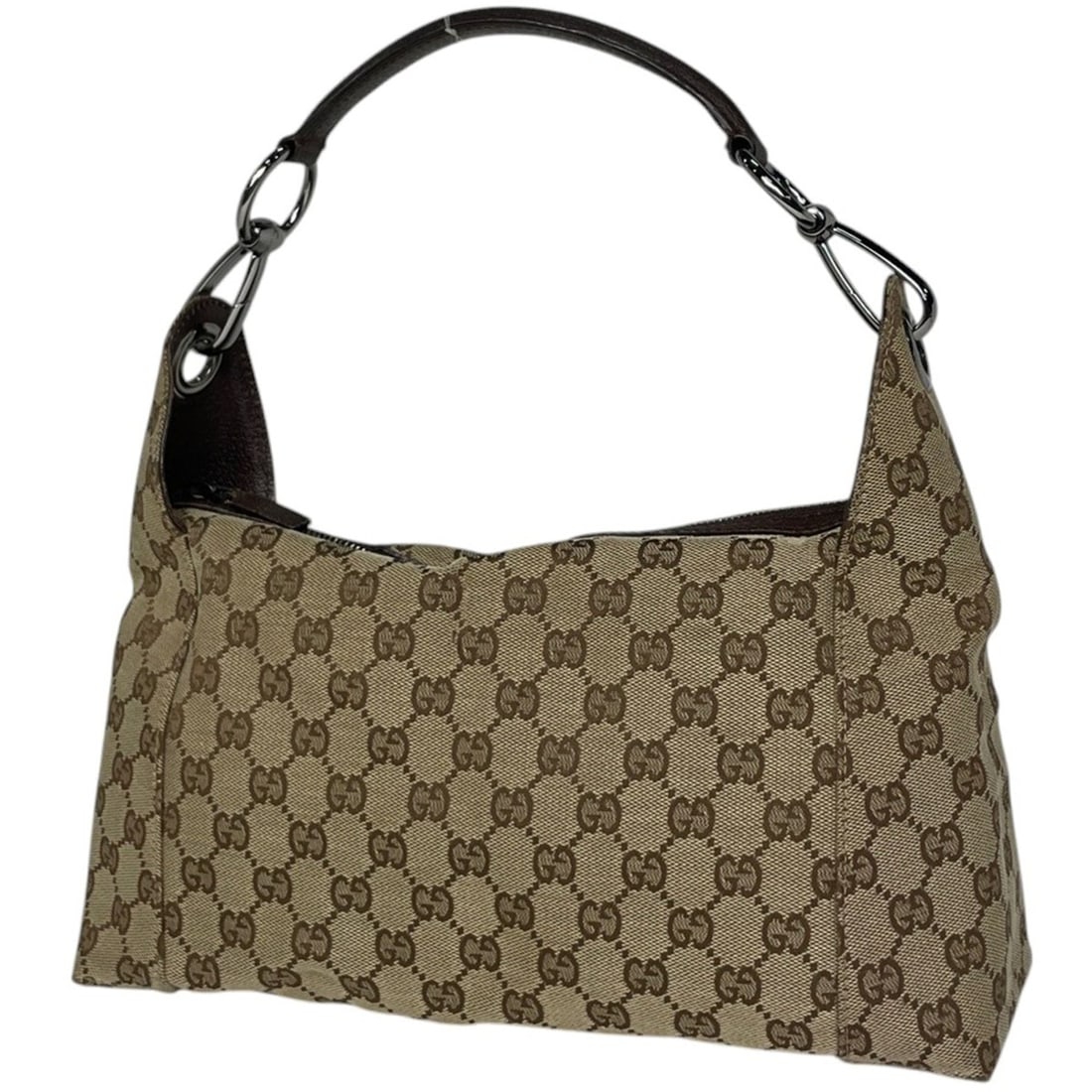 Gucci GG pattern handbag, one-shoulder canvas, beige/brown, 113023, women's.: --- Catalog ---Category: SizeSize (HxWxD): 18cm x 31.5cm x 10cm / 7.08'' x 12.4'' x 3.93''Category: DesignType: HandbagColor: Beige brownGender: WomenMaterial: GG canvas , Leather Category: GeneralMPN