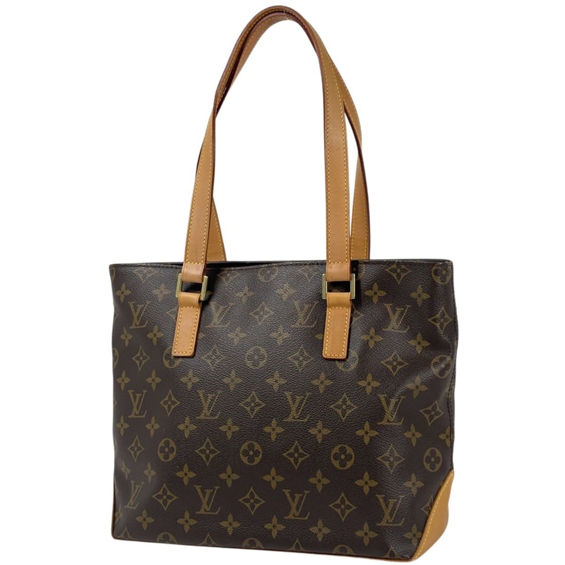 Louis Vuitton Cabas Piano Shoulder Bag/Tote Bag, Monogram Brown, M51148, Women's: --- Catalog ---Category: SizeSize (HxWxD): 24cm x 27cm x 12cm / 9.44'' x 10.62'' x 4.72''Category: DesignType: Shoulder bag, Tote bagColor: BrownGender: WomenMaterial: Monogram Category: GeneralMPN: M