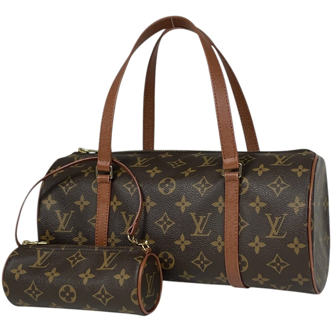 Louis Vuitton Papillon 30 Barrel Bag (Old Model) - Monogram Brown Handbag, M51365, Women's: --- Catalog ---Category: SizeSize (HxWxD): 15cm x 30.5cm x 15cm / 5.9'' x 12'' x 5.9''Category: DesignType: HandbagColor: BrownGender: WomenMaterial: Monogram Category: GeneralMPN: M51365Brand: Louis 
