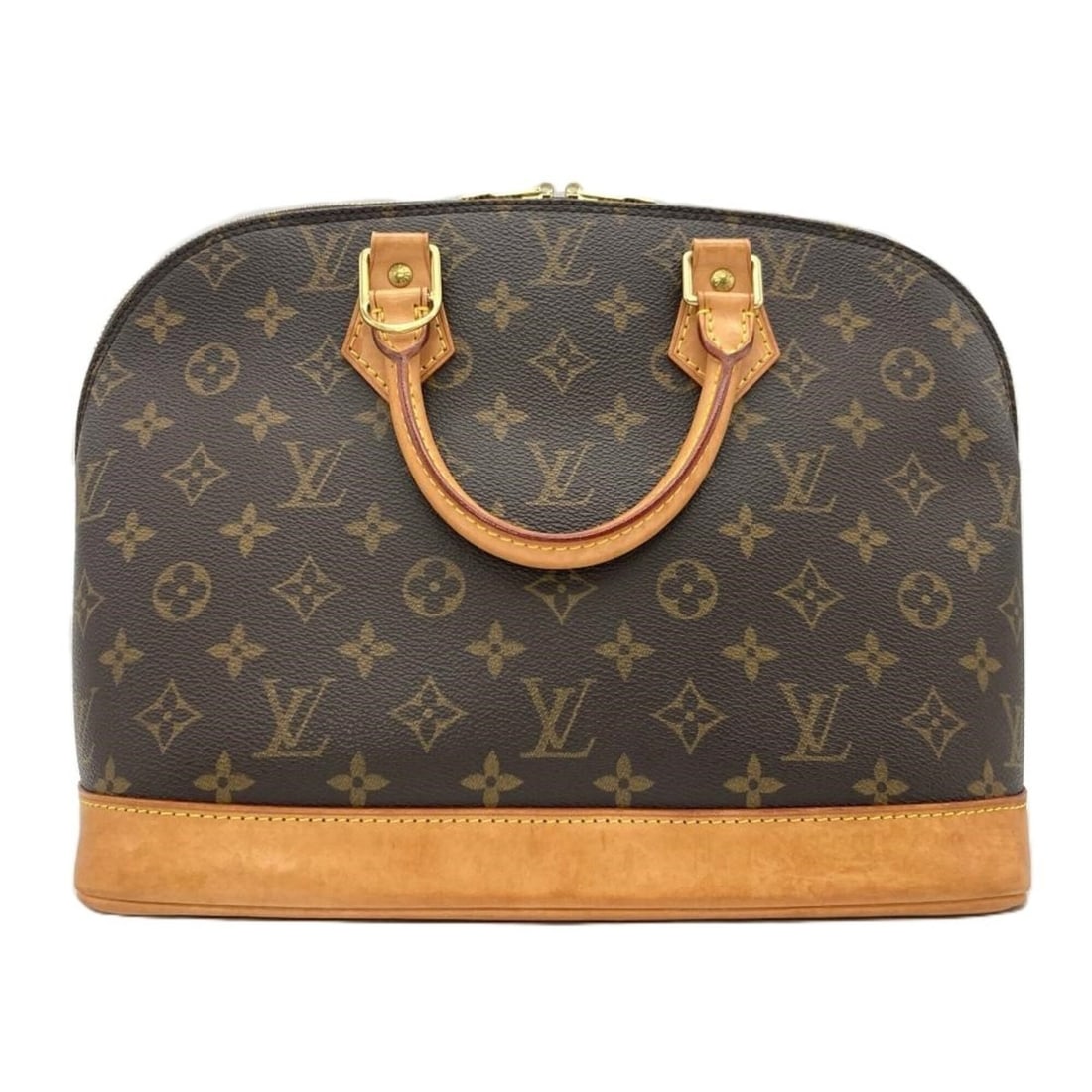 Louis Vuitton Alma PM handbag, Monogram canvas, M51130, brown, FL0072 (older model), women's.: --- Catalog ---Category: SizeSize (HxWxD): 23cm x 31cm x 16cm / 9.05'' x 12.2'' x 6.29''Category: DesignType: HandbagColor: BrownGender: WomenMaterial: Monogram , Canvas Category: GeneralBrand: Louis 
