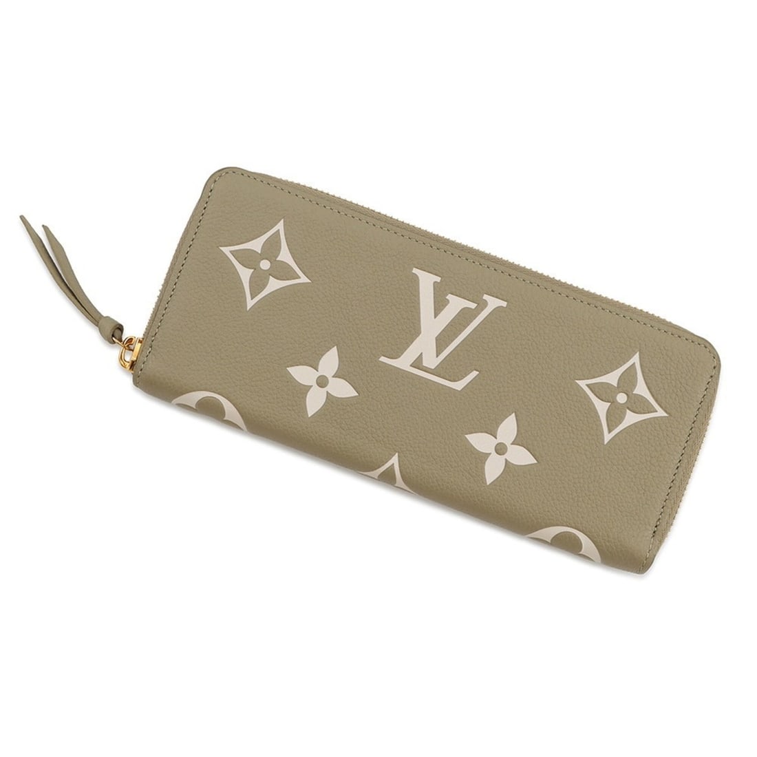 Louis Vuitton Monogram Empreinte Portefeuille Clemence Long Wallet M82478 LOUIS VUITTON for Women: --- Catalog ---Category: SizeSize (HxWxD): 9cm x 19.5cm / 3.54'' x 7.67''Category: DesignType: Long wallet (bi-fold)Color: Beige, KhakiGender: WomenMaterial: Monogram Empreinte Category: GeneralMPN: M