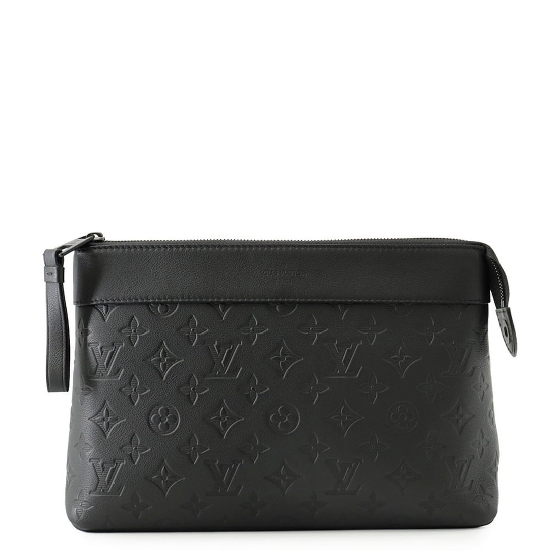 Louis Vuitton Monogram Shadow Pochette Voyage Souple Clutch Bag M82545 LOUIS VUITTON Black Handbag: --- Catalog ---Category: SizeSize (HxWxD): 20cm x 29cm x 6.5cm / 7.87'' x 11.41'' x 2.55''Category: DesignType: Clutch bag, Handbag, PochetteColor: Black, NoirGender: Women,MenMaterial: Monogram Shado
