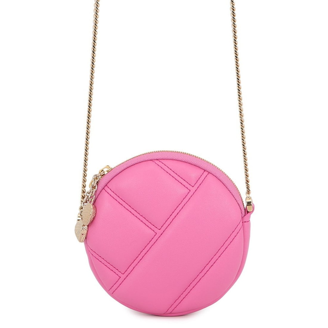 Bulgari Shoulder Pouch Cabochon Mini Leather BVLGARI Handbag: --- Catalog ---Category: SizeSize (HxWxD): 11cm x 11cm x 2.5cm / 4.33'' x 4.33'' x 0.98''Category: DesignType: Handbag, PochetteColor: PinkGender: WomenMaterial: Leather Category: GeneralBrand: Bvlgar