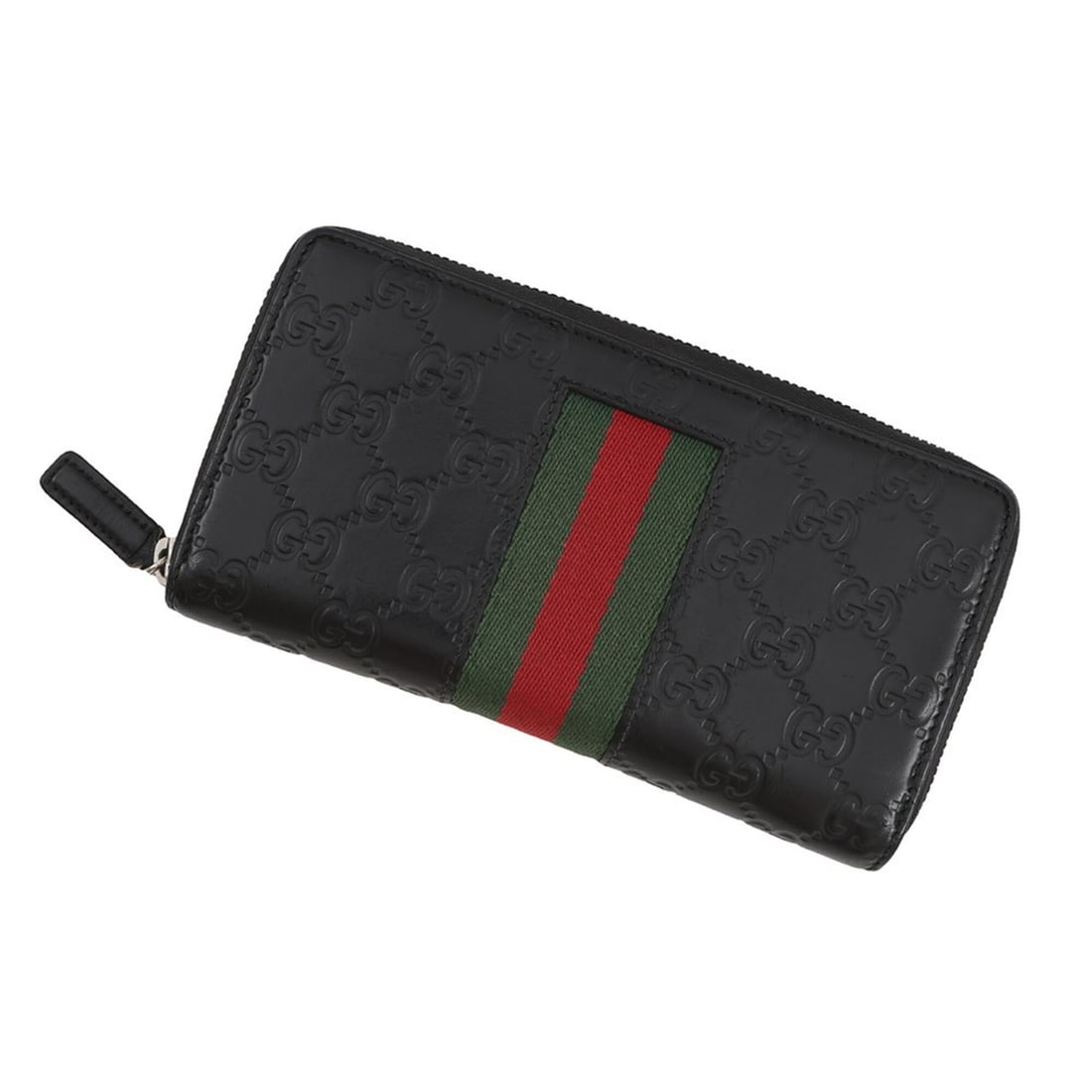 Gucci GG Supreme Signature New Web Sherry Line Long Wallet 408831 GUCCI Black WALLET: --- Catalog ---Category: SizeSize (HxWxD): 10cm x 18.5cm / 3.93'' x 7.28''Category: DesignType: Long wallet (bi-fold)Color: BlackGender: Women,MenMaterial: Leather Category: GeneralMPN: 408831Brand: G
